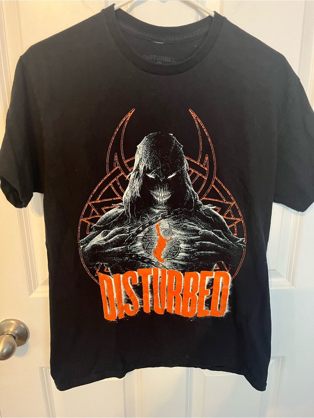 Disturbed Band T-Shirt - Black with Orange 2024 tour